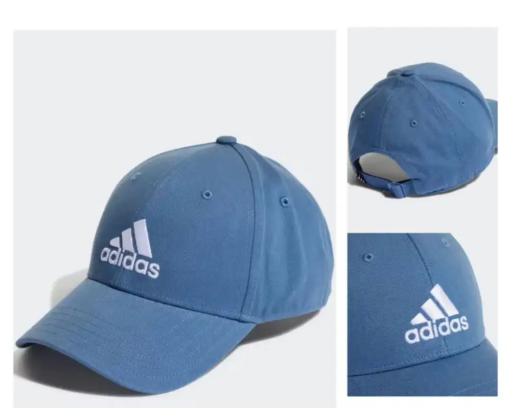 Topi Original Adidas - Adidas Running cotton baseball cap unisex Blue