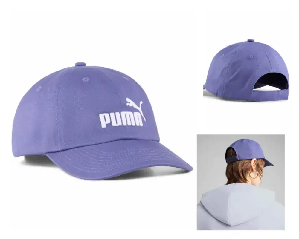 Topi PUMA ORI - Baseball Cap PUMA logo ESS No1 BlueCrystal OSFA unisex