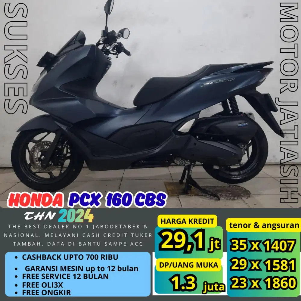 PROMO (SUKSES MOTOR) ANGSURAN TERMURAH DP HONDA BEPCX 160 CBS 2024