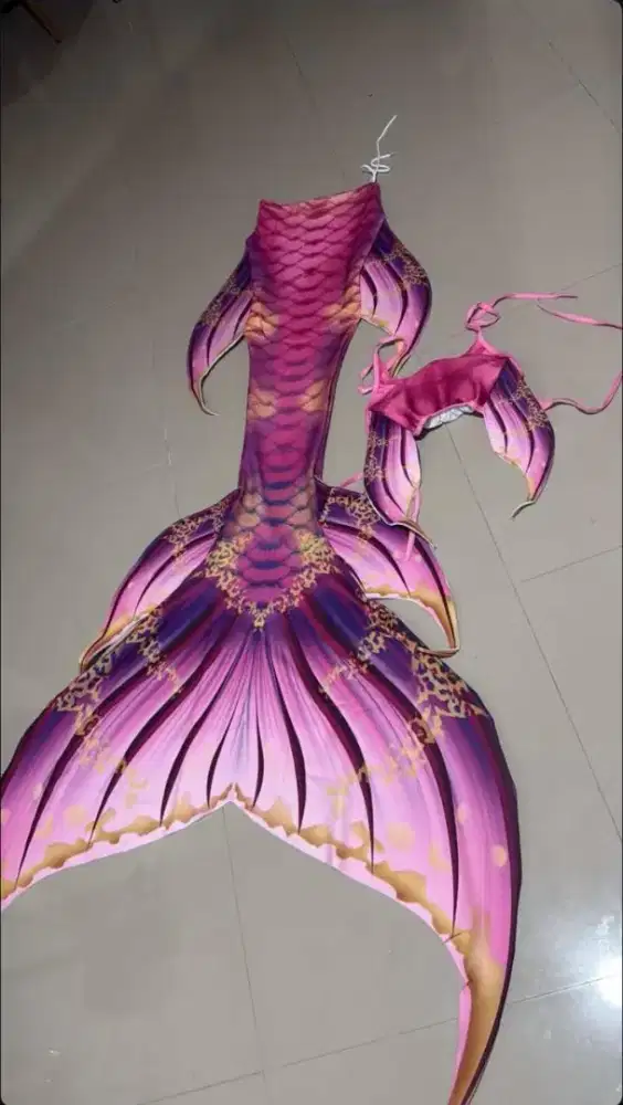 Kostum Ekor Mermaid