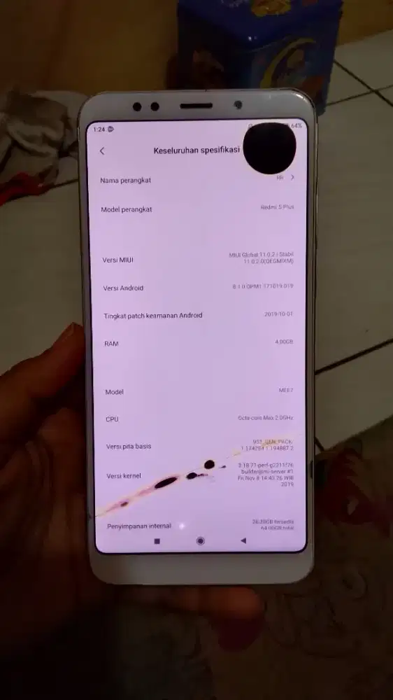 Redmi 5plus ram 4/64