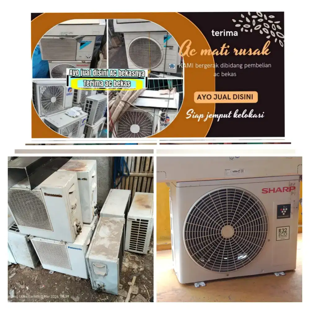 Terima ac bekas rusak