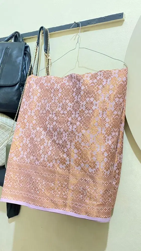 rok songket lilit wanita