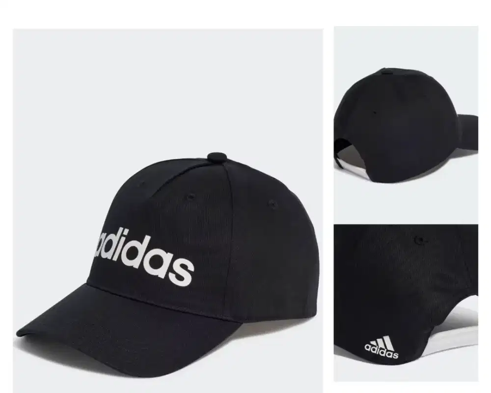 Topi original Adidas - Adidas Lifestyle daily cap unisex Black HT6356