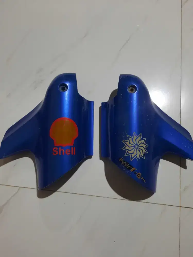 Tutup Shock Depan Satria 2 tak Hiu Spakbor Depan Satria Hiu 2 tak Ori