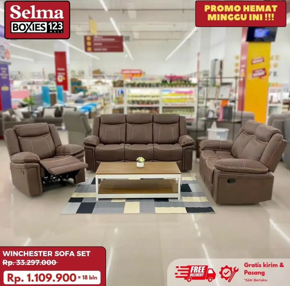Winchester sofa keluarga