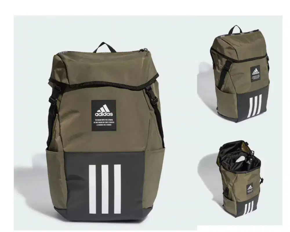 Tas Original Adidas Lifestyle 4ATHLTS Camper Backpack Unisex Green
