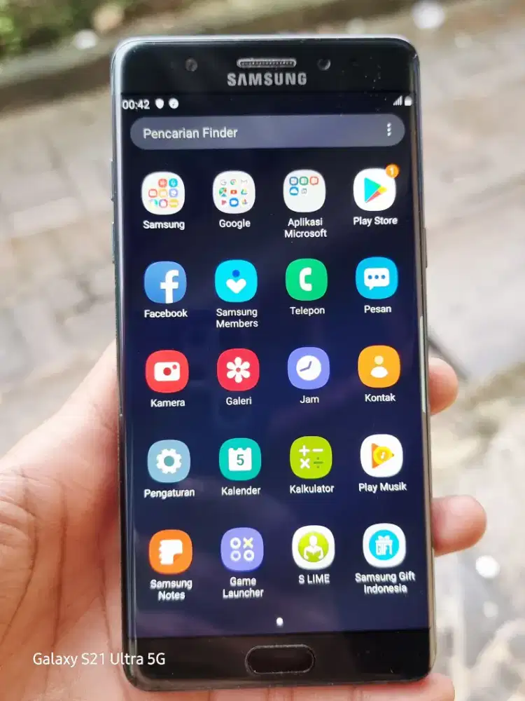 Unit Samsung Note Fe 4/64GB Sein Normal Siap Pakai