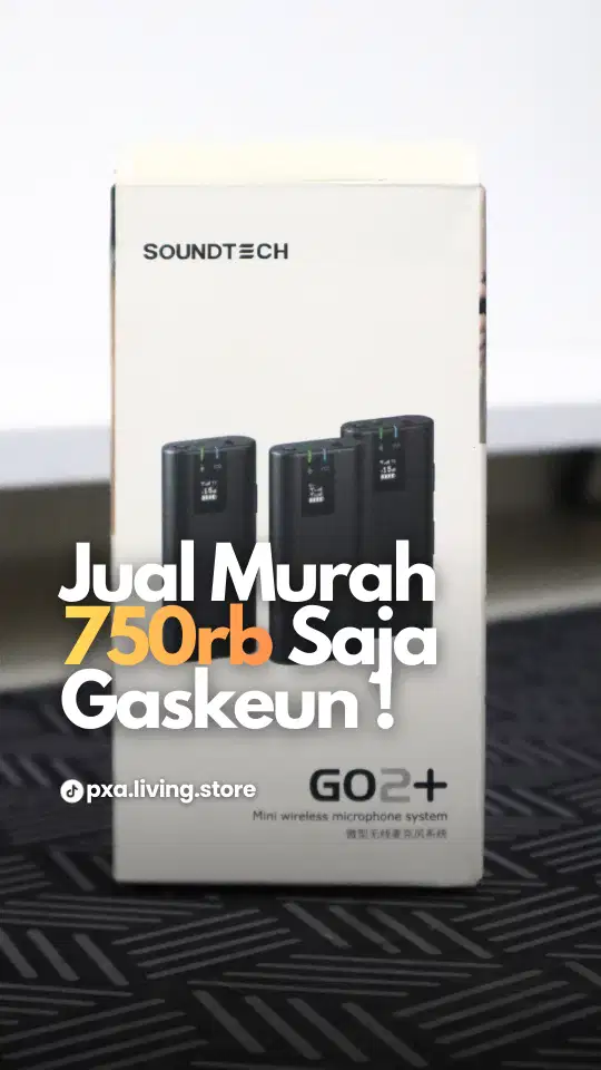 SOUNDTECH GO2+ Wireless Microphone System 2.4Ghz Anti Noise System