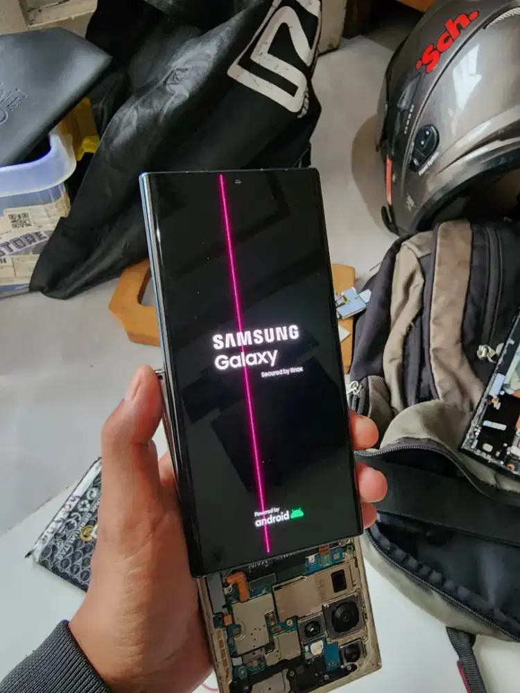 LCD SAMSUNG GALAXY S22 ULTRA ORIGINAL COPOTAN FULLSET FRAME