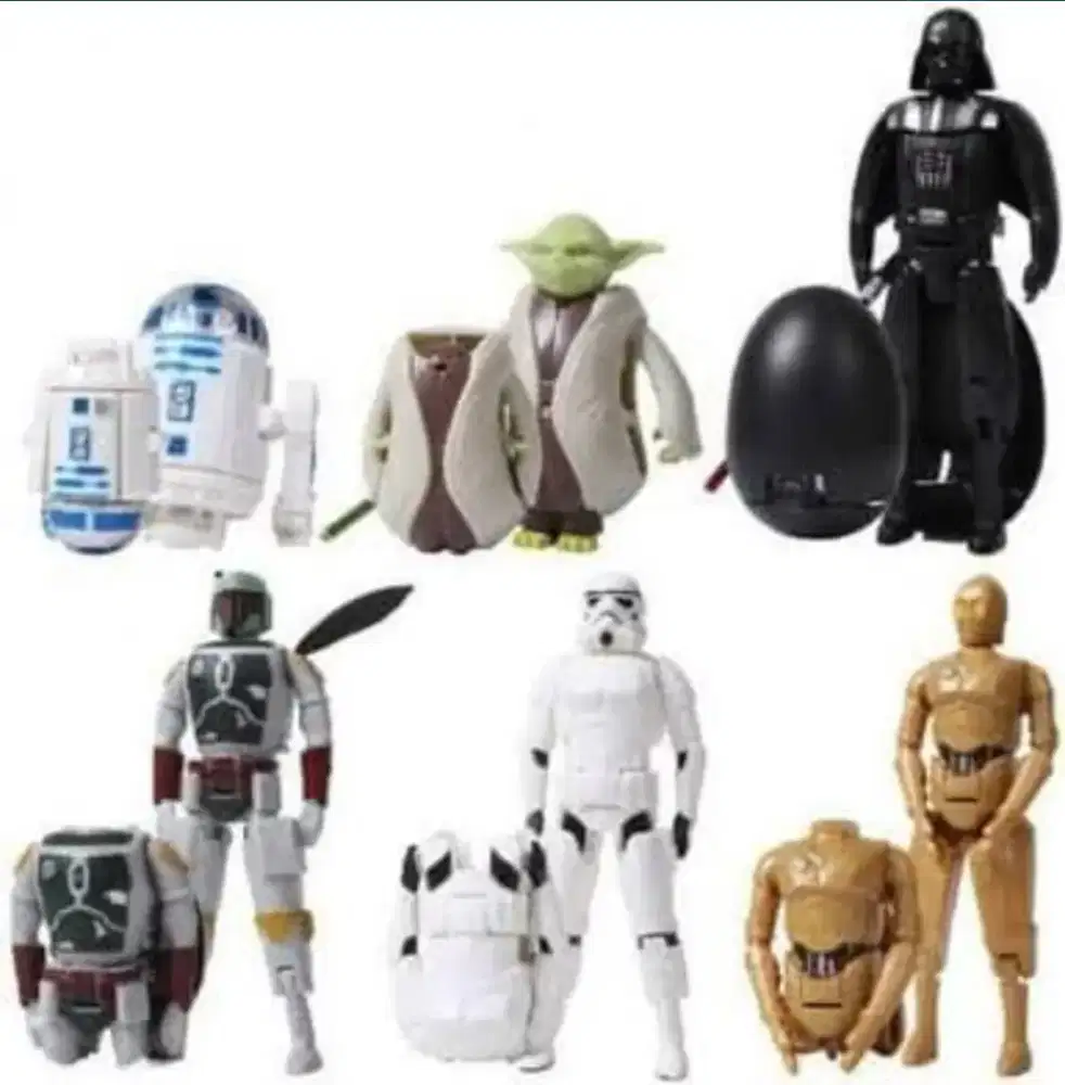 STAR WARS EGG FORCE ACTION FIGURE