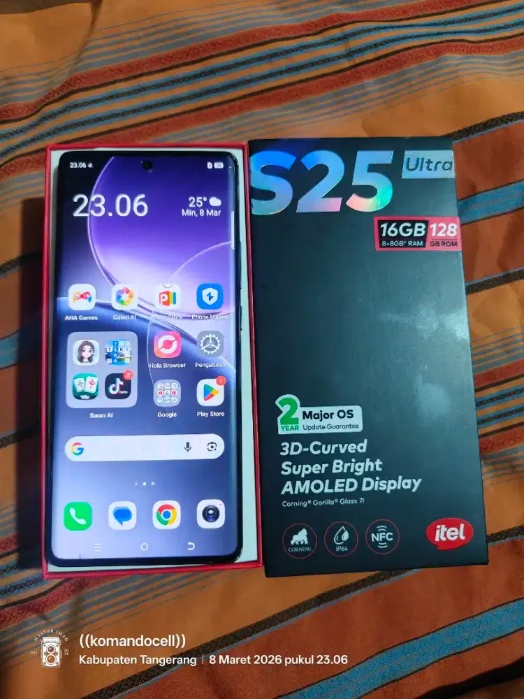 Itel s25ultra ram8/128gb.