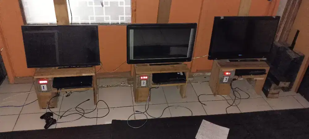 Ps3 Slim 500 Gb Tiga Set Lengkap