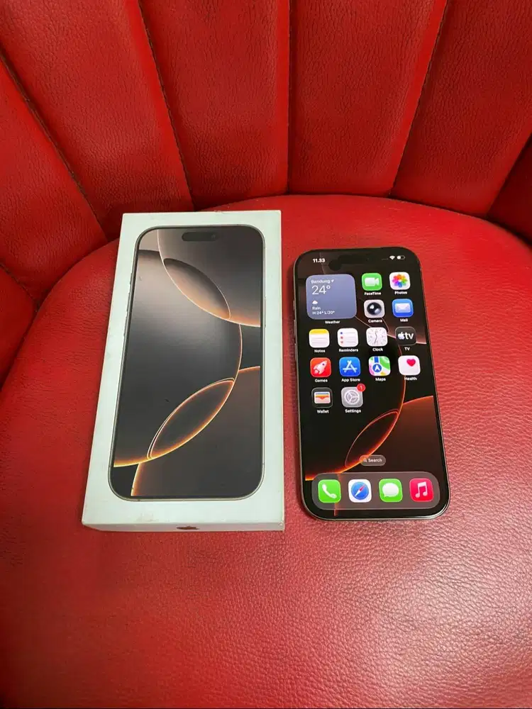 iPhone 16 Pro 128gb Garansi iBox PA/A Maret 2027 Desert Titanium