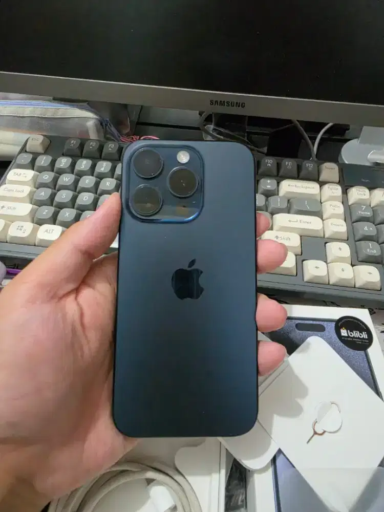 Iphone 15 Pro Blibli 128gb Resmi Mulus TT BT