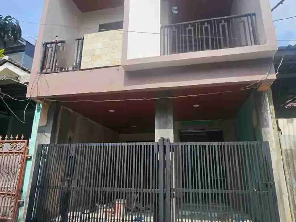 Dijual rumah siap huni baru di renovasi di pondok ungu permai babelan 4 kamar tidur