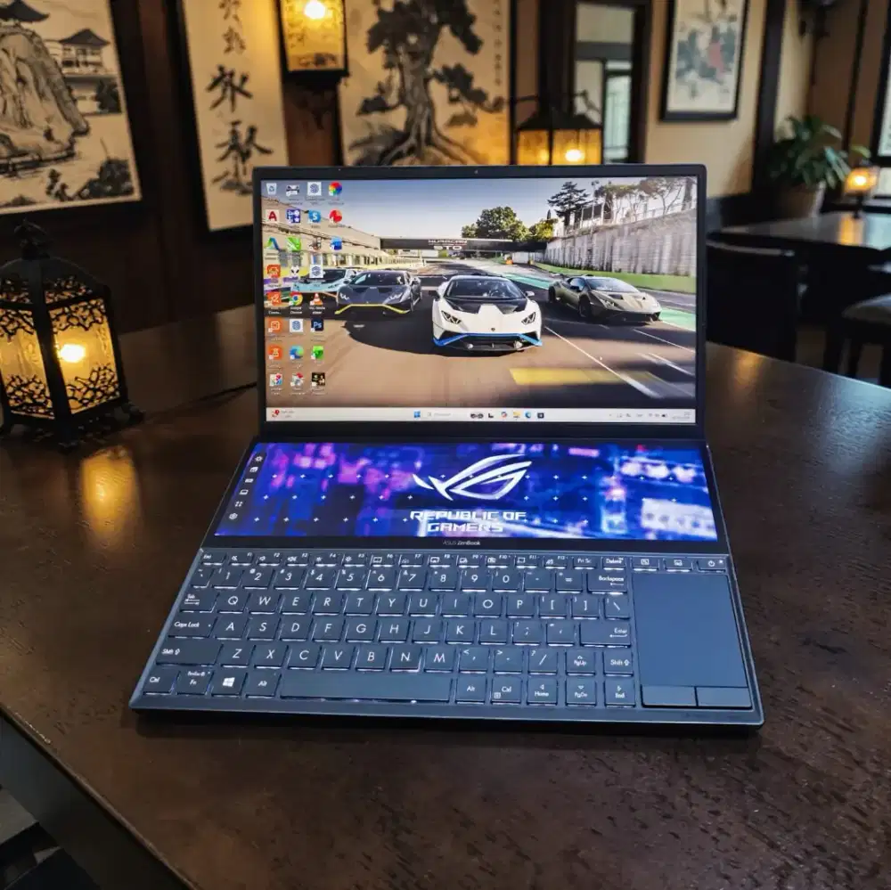 ASUS ZENBOOK DUO FLT UX481 Core i7 Ram 16/1Tera Ssd Dual Vga COD