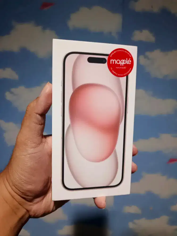 Iphone 15 ibox digimap pink baru dan segel