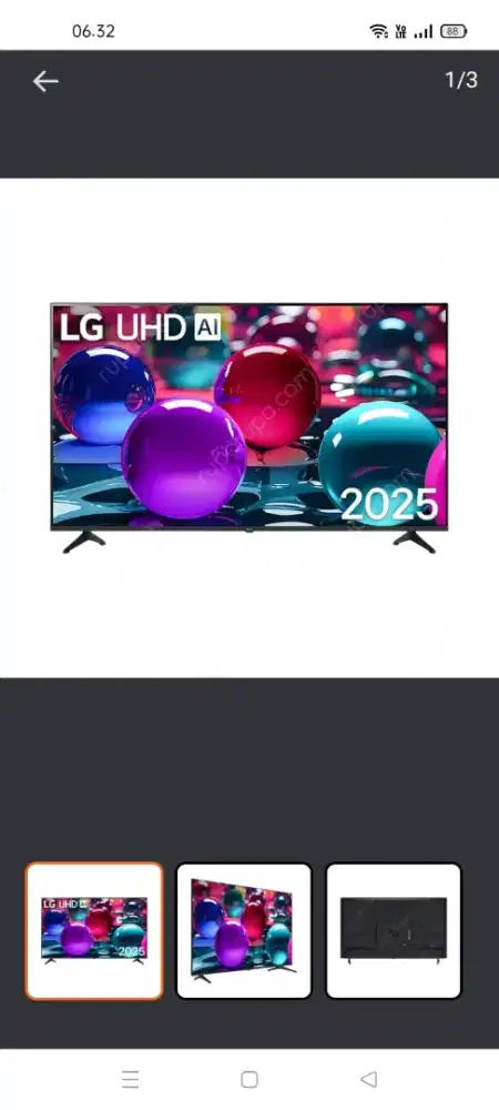 Lg 50 inc smart TV