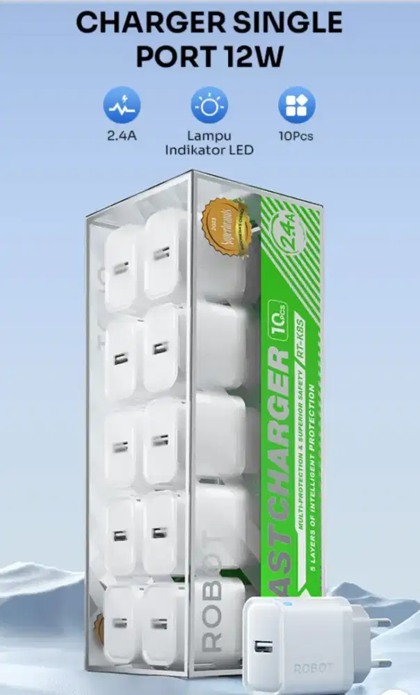 Batok/adaptor charger robot