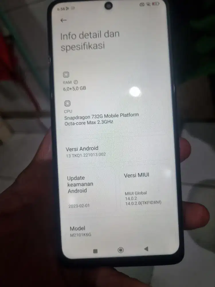 Xiaomi Redmi Note 10 Pro 6+5 internal 128