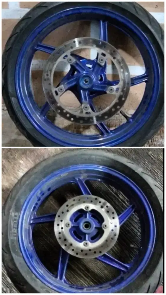 VELG CBR K45A ORIGINAL DAN BAN PIRELLI DIABLO ROSSO SPORT