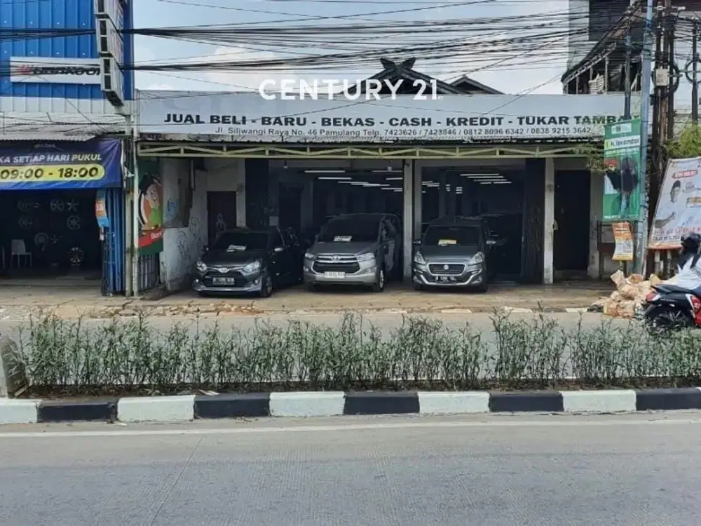 Dijual Showroom Mobil Bekas Strategis Di Jalan Raya Pamulang