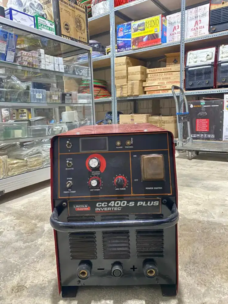 Mesin las bekas MMA 400AMPERE 3 Phase Lincoln SMAW STIK LISTRIK