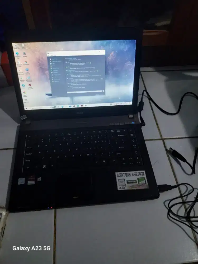 Acer Travelmate Core I5-3210M Gen 3 Ram/storage 8/128/320