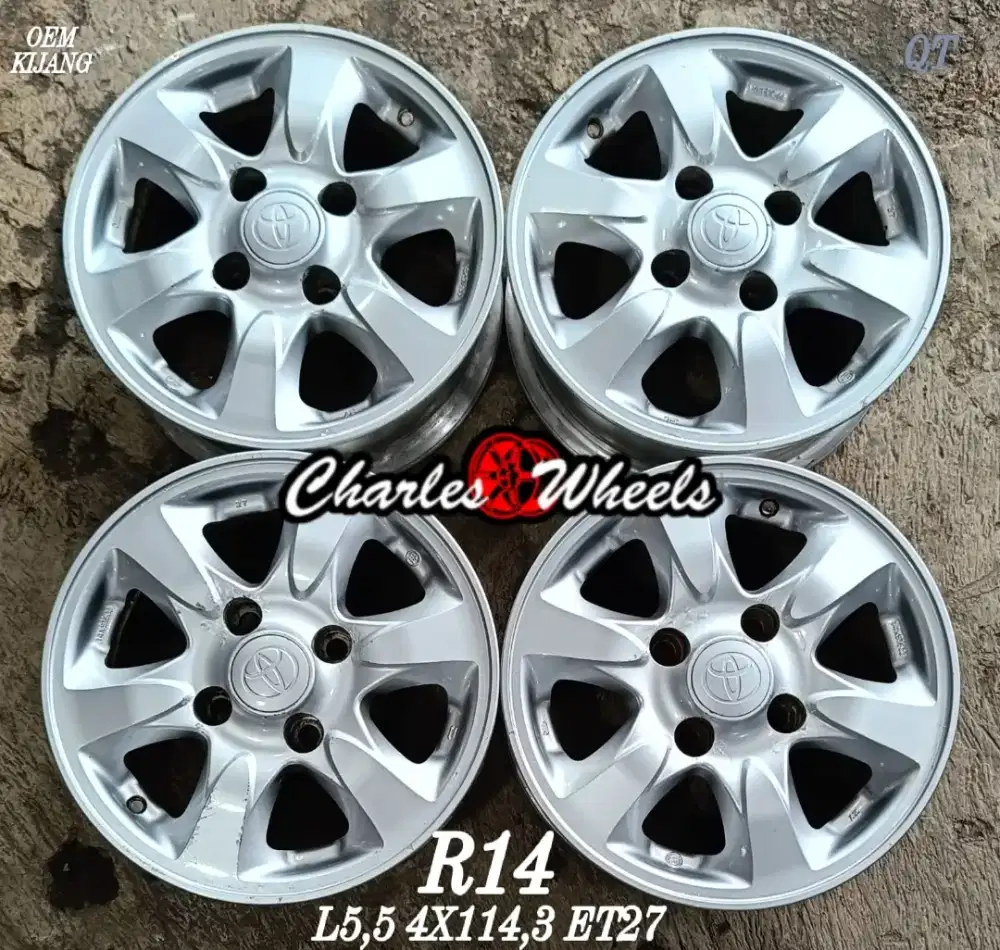 Jual velg oem kijang r14 4x114,3