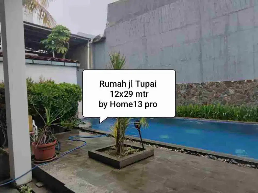 Rumah Jl Tupai 12x29 mtr dekat serigala onta lama Ratulangi