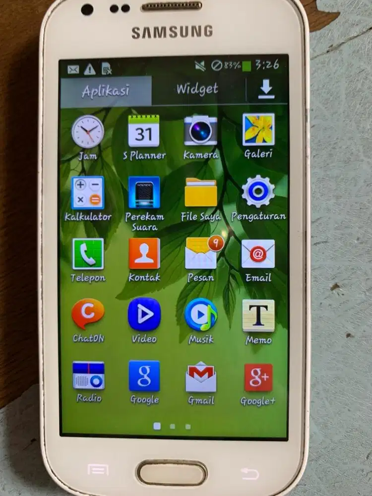 Hp Samsung Galaxy Tren Plus GT S7580 apa adanya