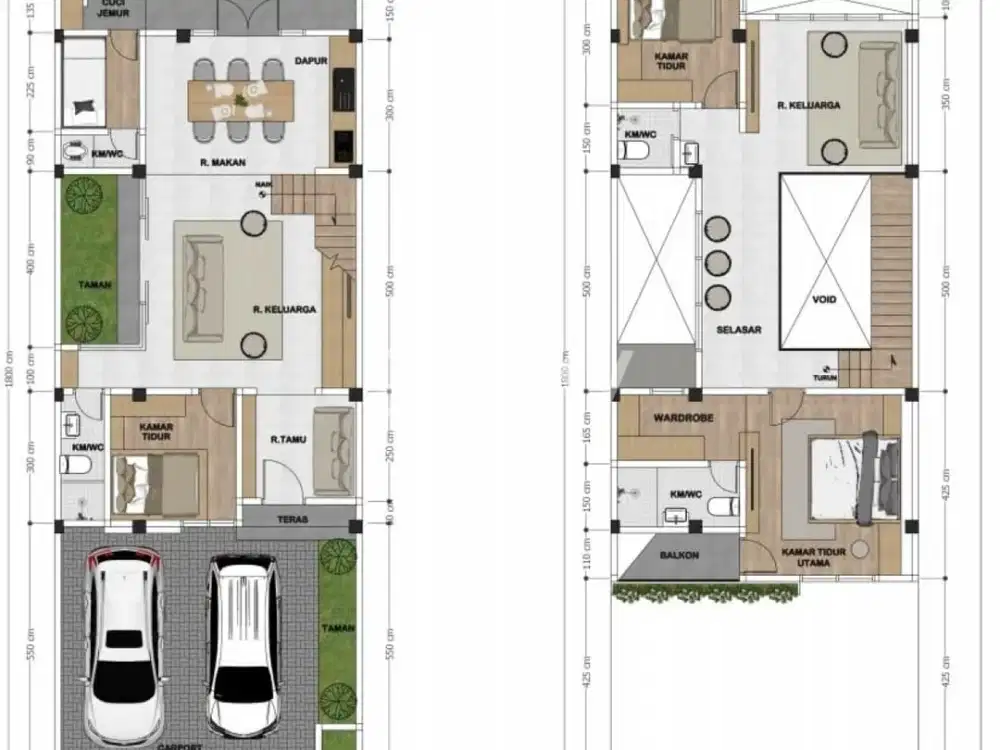 Taman Vila Meruya Rumah Baru Hadap Selatan