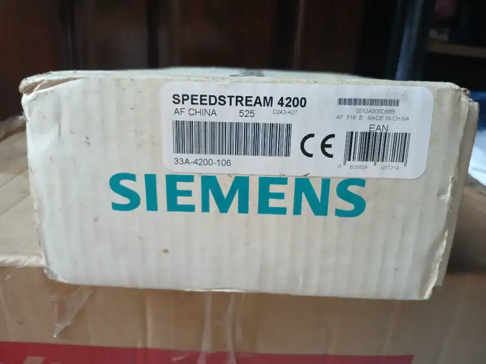 SIEMENS Speedstream 4200 Ethernet ADSL Modem-Power Supply & Ethernet