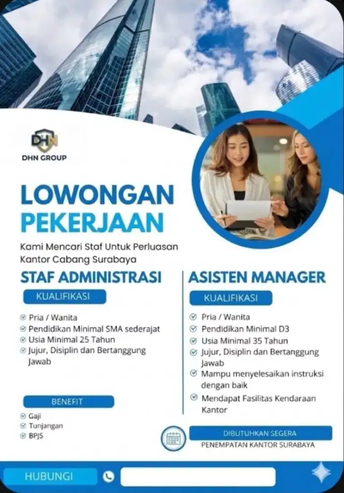 Lowongan kerja baru di Surabaya