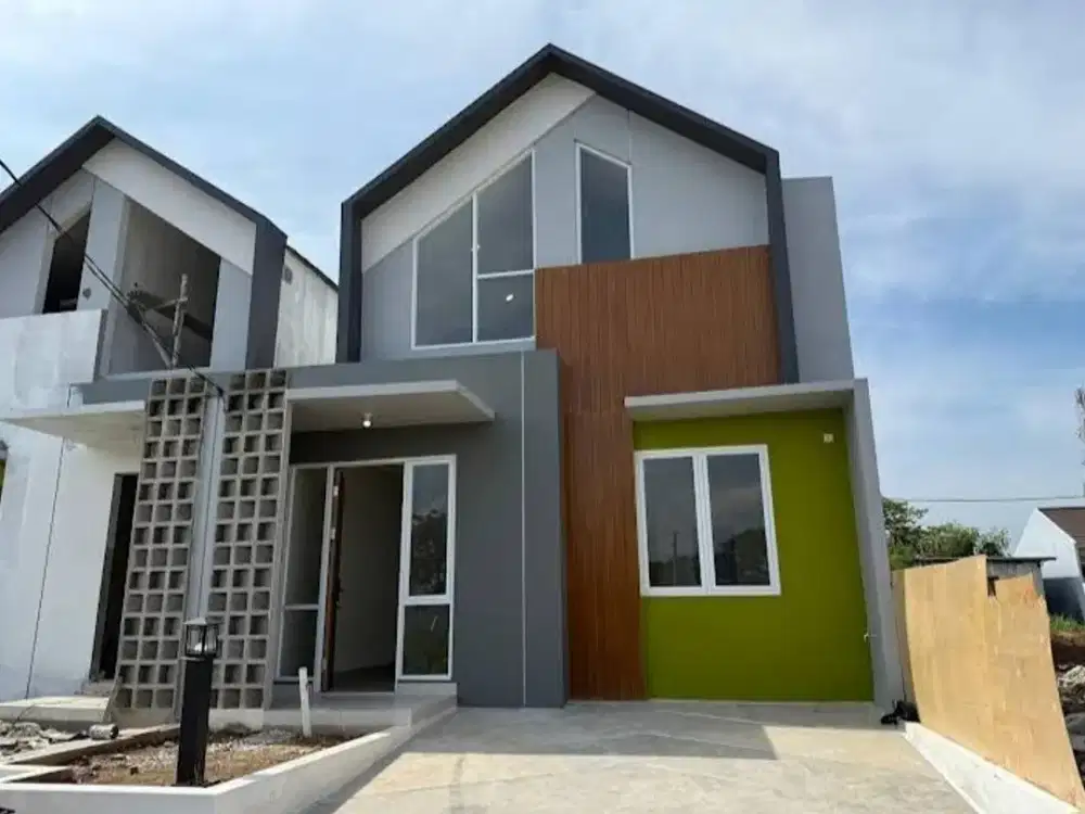 Rumah tanpa Dp pondasi tiang pancang di sunan orchard village bekasi