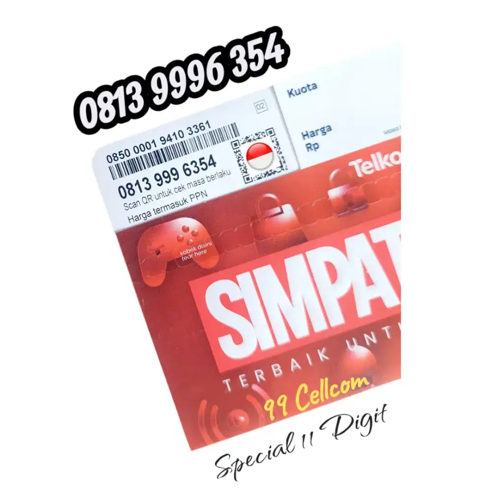 Nomor Cantik Simpati 11 Digit 354 ESA 4G/5G Nasional