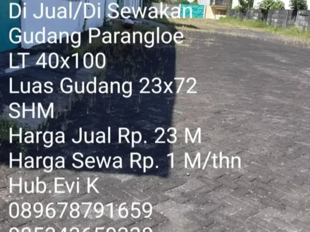 Disewakan Gudang di Parangloe Makassar