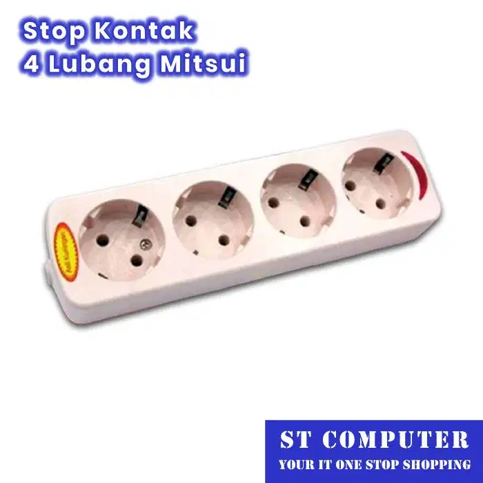 Stop Kontak 4 Lubang Mitsui