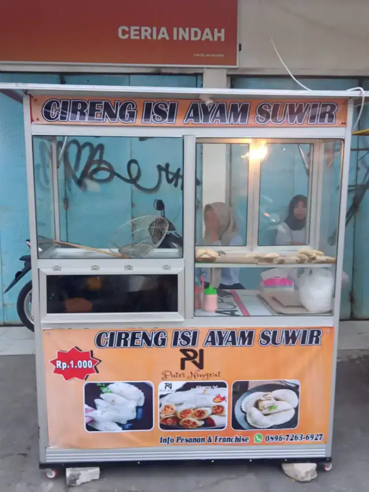 Gerobak usaha jualan