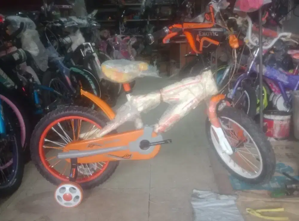 Dijual sepeda anak untuk umur 5 tahun merk exotic