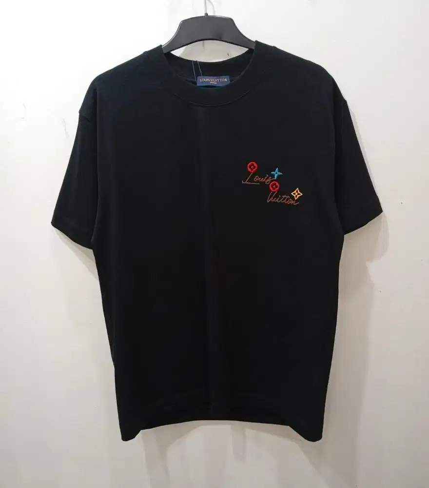 LOUIS VUITTON PANDA SURF BLACK TSHIRT