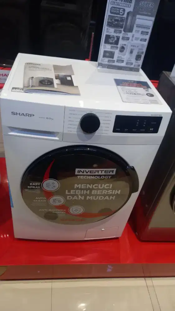 Sharp mesin cuci frontloading