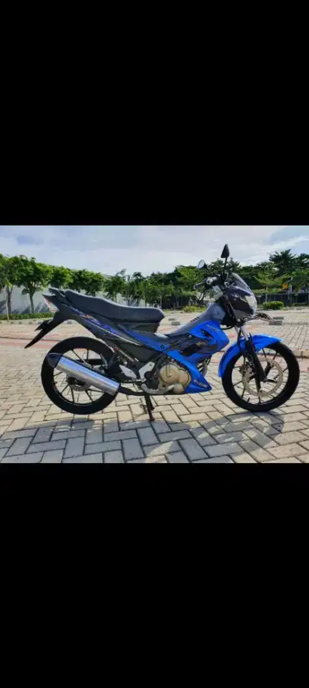 Suzuki Satria 2013. Full surat, Tangan pertama, KM rendah!