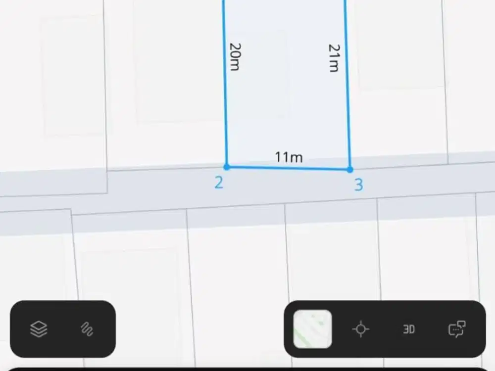 Dijual Tanah + Rumah Lantai 1 di area Gatot Subroto 2 menit dari Mall Living World