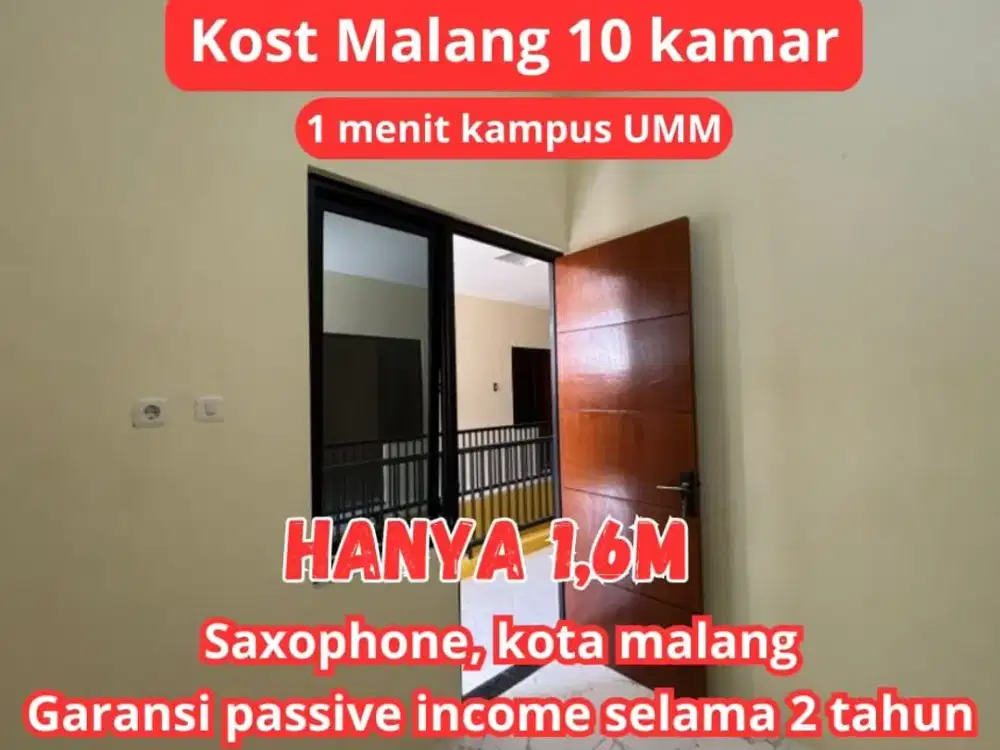 Kesempatan memiliki properti kost di lokasi sangat strategis