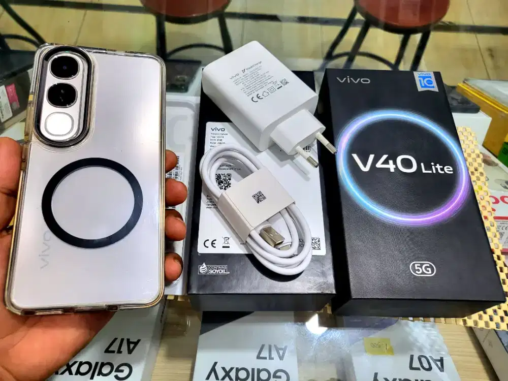 VIVO V40 LITE 5G RAM 8/256GB ORIGINAL LIKE-NEW FULSET GARANSI RESMI