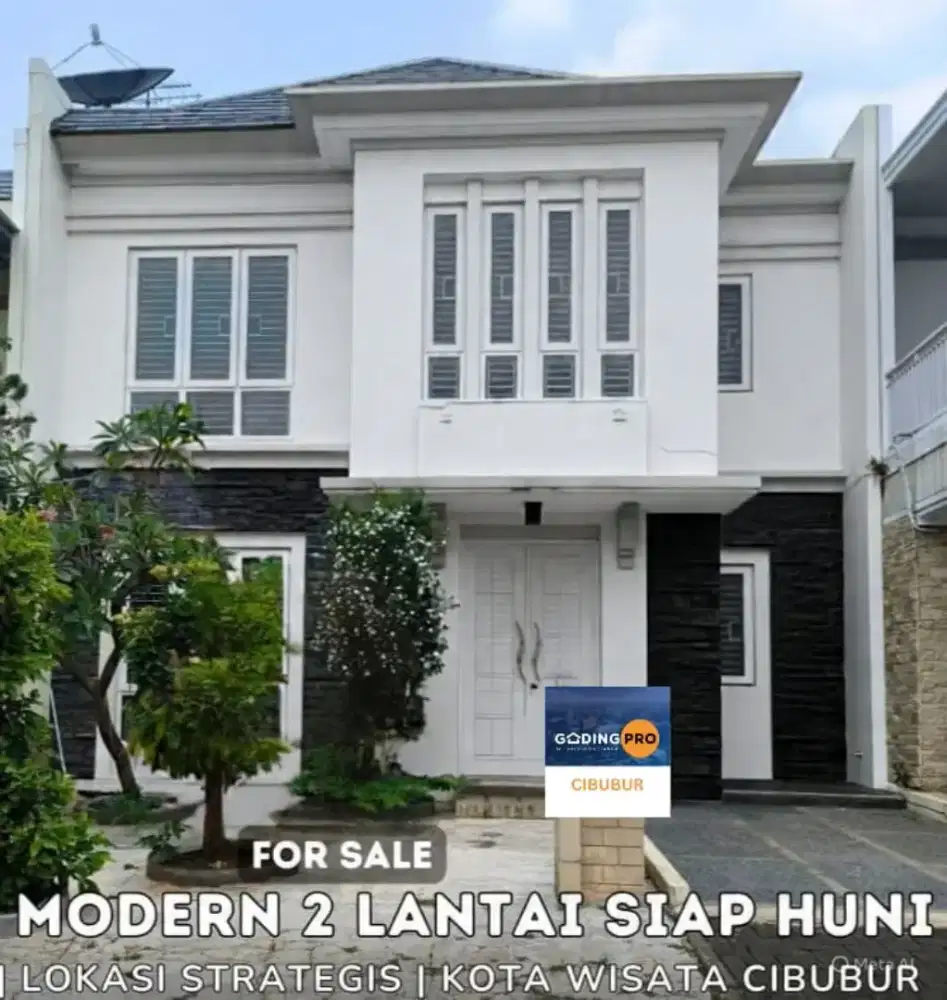 Dijual rumah kota wisata Siap Huni Lokasi Strategis cluster exclusive
