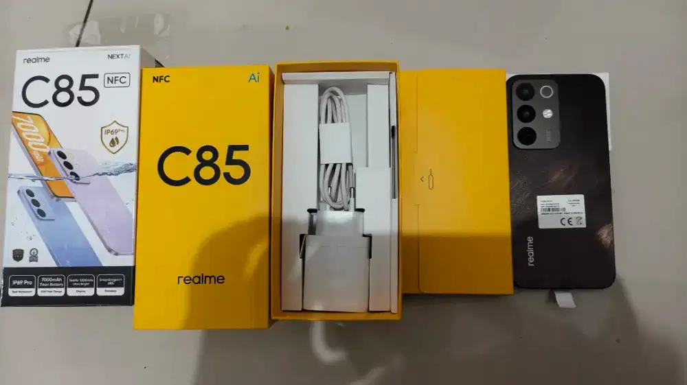 Realme c85 8+16/256gb garansi panjang