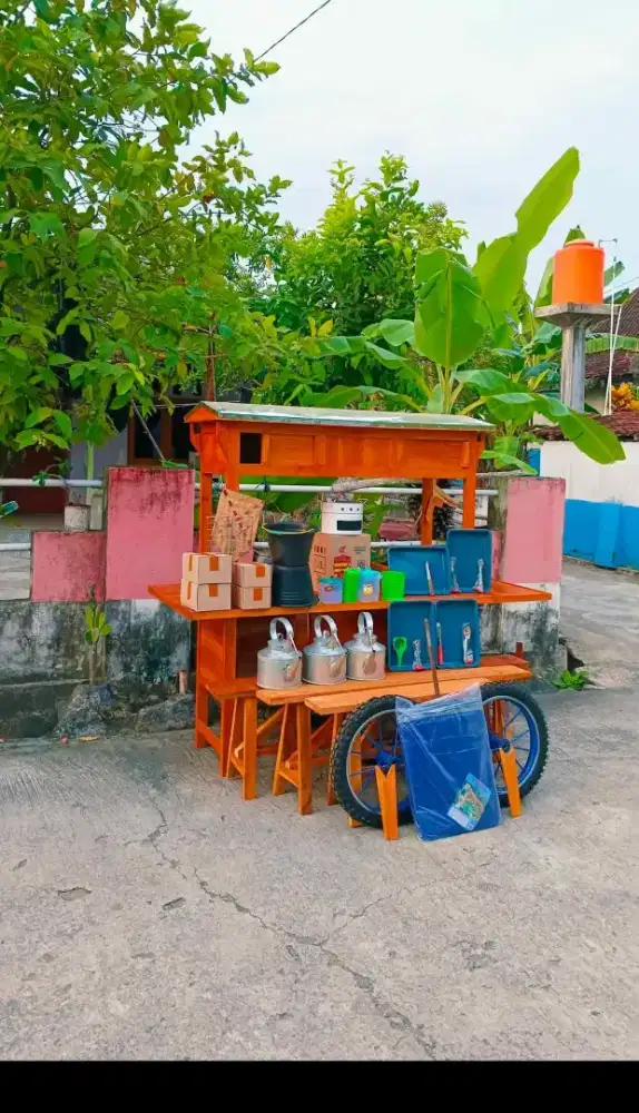 Jual gerobak angkringan murah (COD)